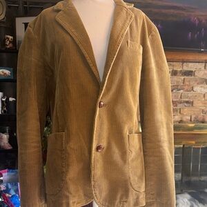 VTG American Eagle Outfitters Tan Corduroy Blazer